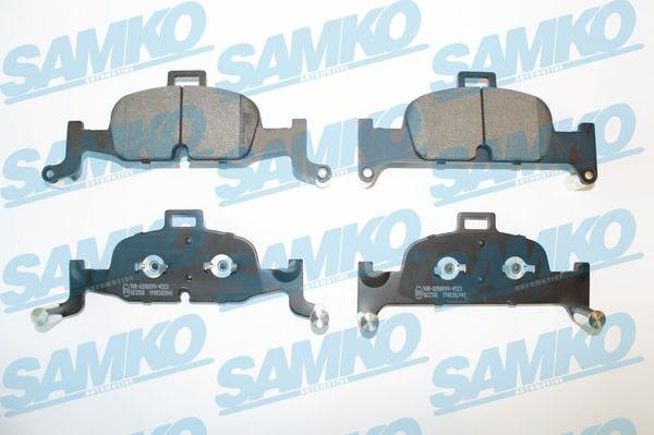 Samko 5SP2041 - Тормозные колодки, дисковые, комплект autospares.lv