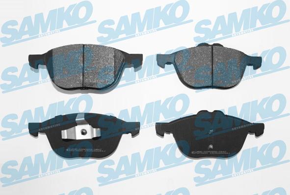 Samko 5SP2054 - Тормозные колодки, дисковые, комплект autospares.lv