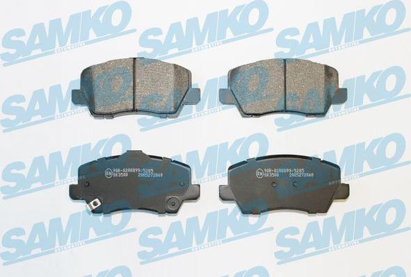 Samko 5SP2060 - Тормозные колодки, дисковые, комплект autospares.lv