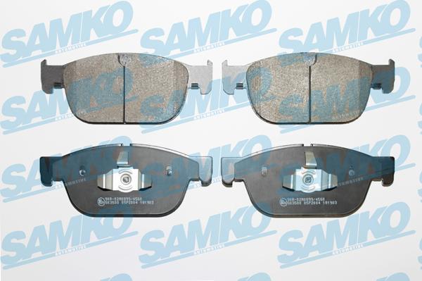 Samko 5SP2004 - Тормозные колодки, дисковые, комплект autospares.lv