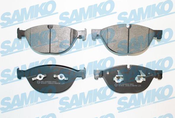 Samko 5SP2008 - Тормозные колодки, дисковые, комплект autospares.lv