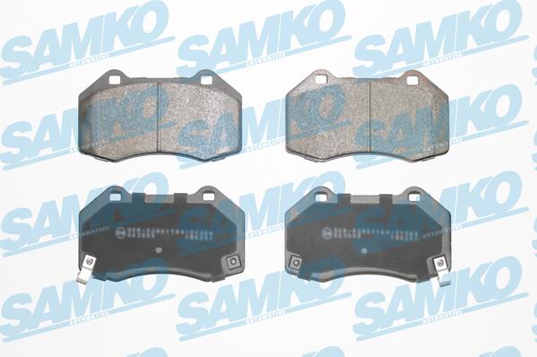 Samko 5SP2018 - Тормозные колодки, дисковые, комплект autospares.lv