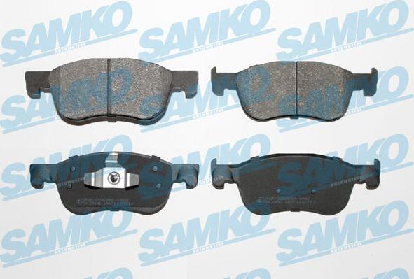 Samko 5SP2031 - Тормозные колодки, дисковые, комплект autospares.lv