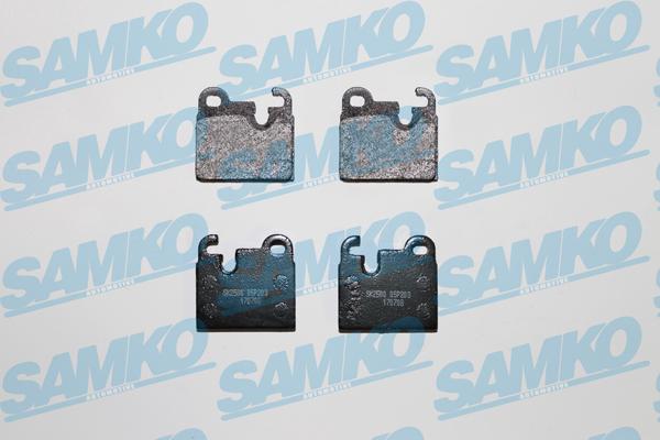 Samko 5SP203 - Тормозные колодки, дисковые, комплект autospares.lv