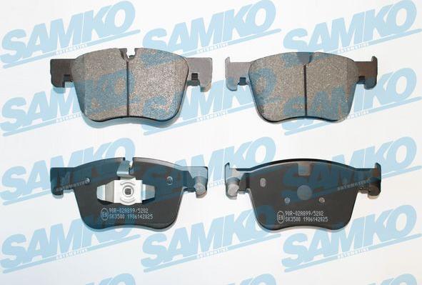 Samko 5SP2025 - Тормозные колодки, дисковые, комплект autospares.lv