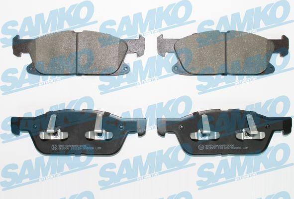 Samko 5SP2026 - Тормозные колодки, дисковые, комплект autospares.lv