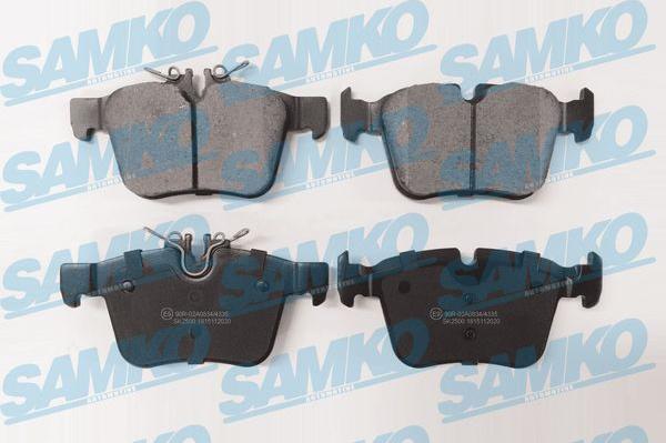 Samko 5SP2020 - Тормозные колодки, дисковые, комплект autospares.lv