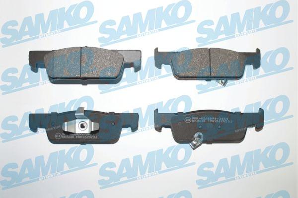 Samko 5SP2023 - Тормозные колодки, дисковые, комплект autospares.lv