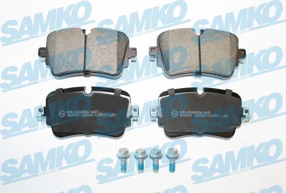 Samko 5SP2027 - Тормозные колодки, дисковые, комплект autospares.lv