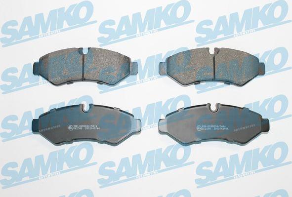 Samko 5SP2144 - Тормозные колодки, дисковые, комплект autospares.lv