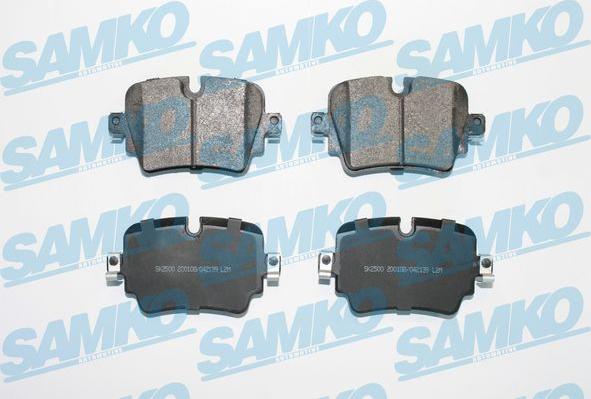 Samko 5SP2139 - Тормозные колодки, дисковые, комплект autospares.lv