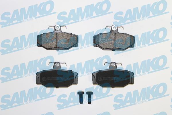 Samko 5SP217 - Тормозные колодки, дисковые, комплект autospares.lv
