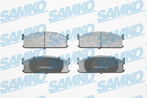 Samko 5SP284 - Тормозные колодки, дисковые, комплект autospares.lv