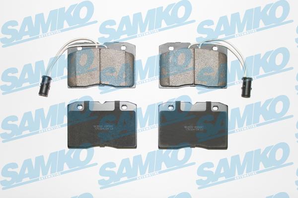 Samko 5SP281 - Тормозные колодки, дисковые, комплект autospares.lv