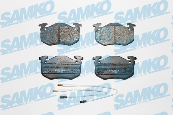 Samko 5SP230 - Тормозные колодки, дисковые, комплект autospares.lv