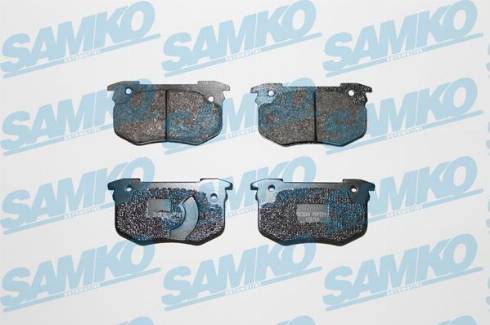 Samko 5SP229 - Тормозные колодки, дисковые, комплект autospares.lv