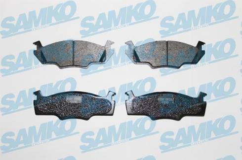 Samko 5SP226 - Тормозные колодки, дисковые, комплект autospares.lv