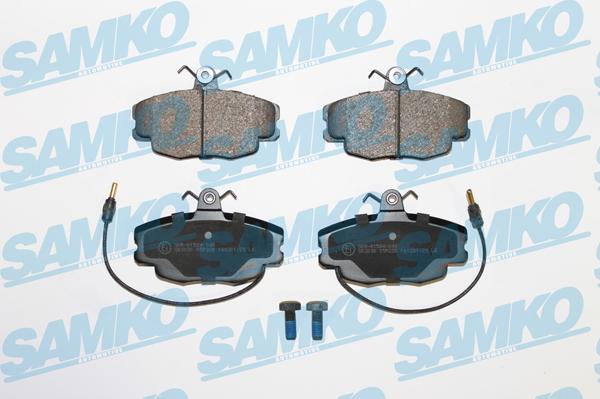 Samko 5SP220 - Тормозные колодки, дисковые, комплект autospares.lv