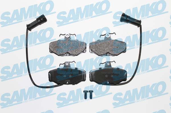 Samko 5SP279 - Тормозные колодки, дисковые, комплект autospares.lv