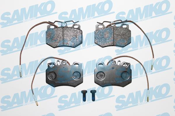 Samko 5SP274 - Тормозные колодки, дисковые, комплект autospares.lv