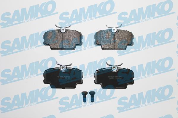 Samko 5SP273 - Тормозные колодки, дисковые, комплект autospares.lv