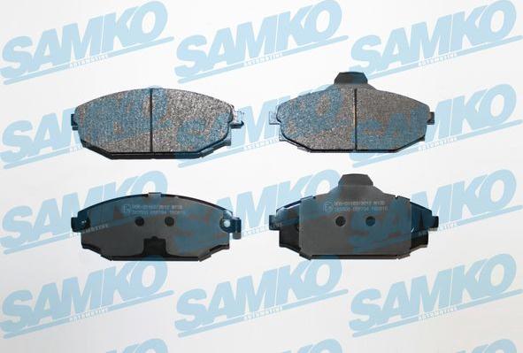 Samko 5SP794 - Тормозные колодки, дисковые, комплект autospares.lv