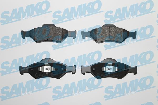 Samko 5SP795 - Тормозные колодки, дисковые, комплект autospares.lv
