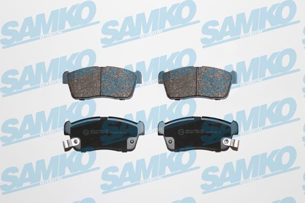 Samko 5SP796 - Тормозные колодки, дисковые, комплект autospares.lv