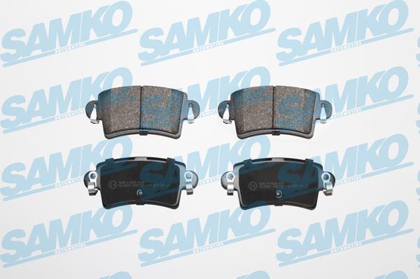 Samko 5SP791 - Тормозные колодки, дисковые, комплект autospares.lv