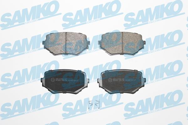 Samko 5SP798 - Тормозные колодки, дисковые, комплект autospares.lv