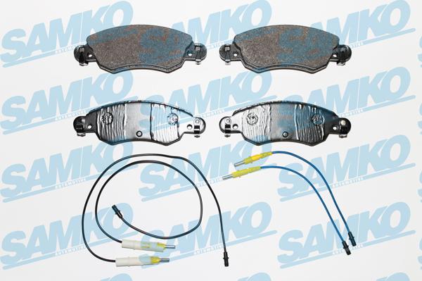 Samko 5SP792 - Тормозные колодки, дисковые, комплект autospares.lv