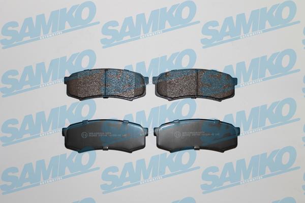 Samko 5SP749 - Тормозные колодки, дисковые, комплект autospares.lv