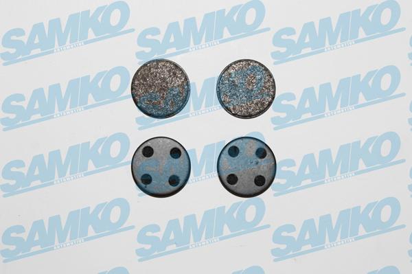 Samko 5SP746 - Тормозные колодки, дисковые, комплект autospares.lv