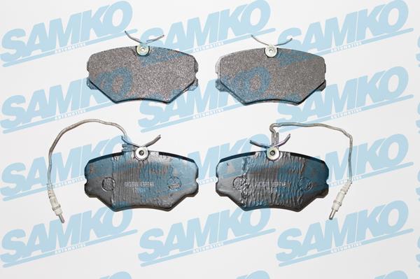 Samko 5SP748 - Тормозные колодки, дисковые, комплект autospares.lv