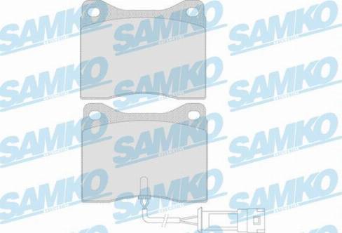 Samko 5SP743 - Тормозные колодки, дисковые, комплект autospares.lv