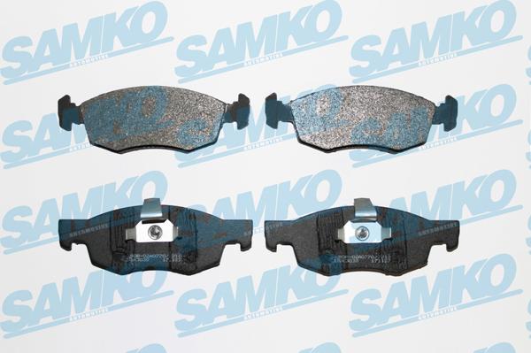 Samko 5SP756 - Тормозные колодки, дисковые, комплект autospares.lv