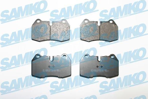 Samko 5SP769 - Тормозные колодки, дисковые, комплект autospares.lv