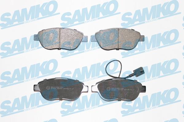 Samko 5SP764 - Тормозные колодки, дисковые, комплект autospares.lv