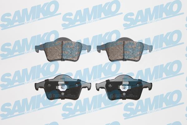 Samko 5SP705 - Тормозные колодки, дисковые, комплект autospares.lv