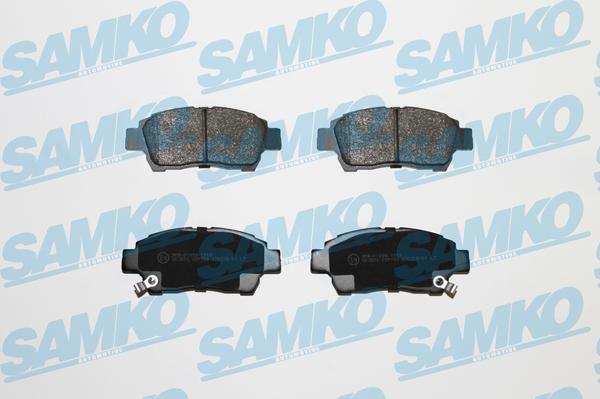 Samko 5SP700 - Тормозные колодки, дисковые, комплект autospares.lv