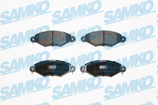 Samko 5SP708 - Тормозные колодки, дисковые, комплект autospares.lv