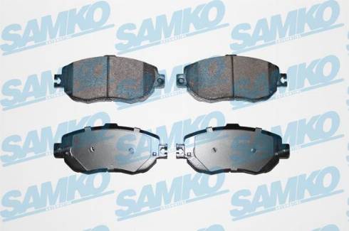 Samko 5SP703 - Тормозные колодки, дисковые, комплект autospares.lv