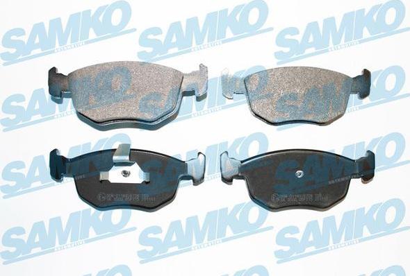 Samko 5SP715 - Тормозные колодки, дисковые, комплект autospares.lv