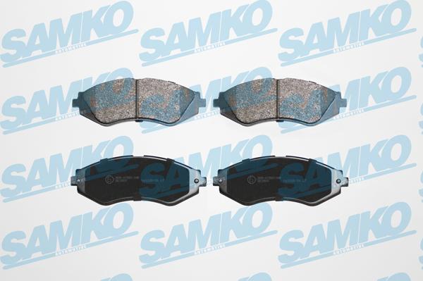 Samko 5SP710 - Тормозные колодки, дисковые, комплект autospares.lv