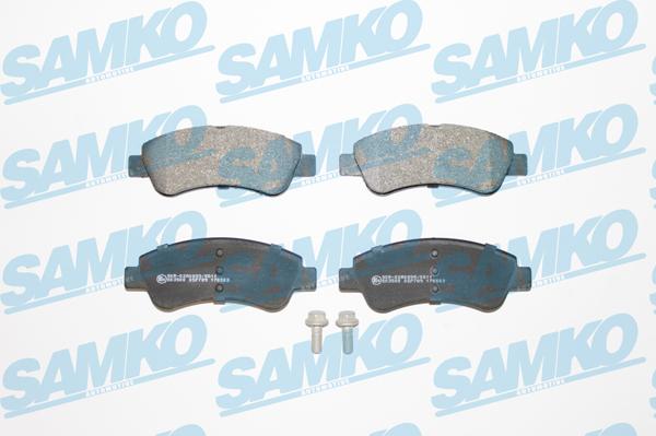 Samko 5SP789 - Тормозные колодки, дисковые, комплект autospares.lv