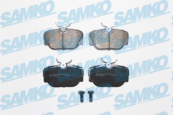 Samko 5SP739 - Тормозные колодки, дисковые, комплект autospares.lv