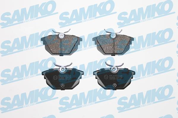 Samko 5SP736 - Тормозные колодки, дисковые, комплект autospares.lv