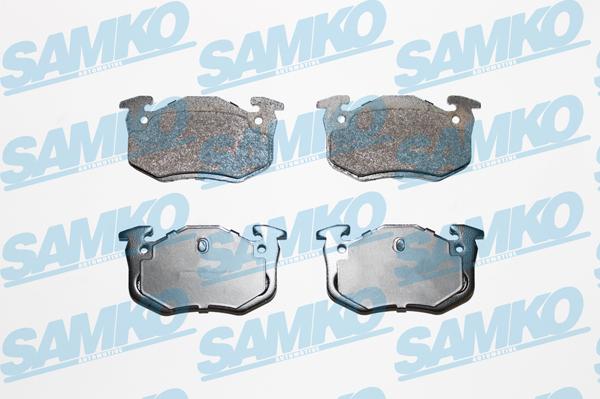 Samko 5SP738 - Тормозные колодки, дисковые, комплект autospares.lv