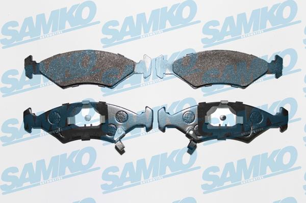 Samko 5SP737 - Тормозные колодки, дисковые, комплект autospares.lv