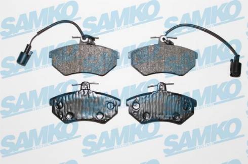 Samko 5SP724 - Тормозные колодки, дисковые, комплект autospares.lv